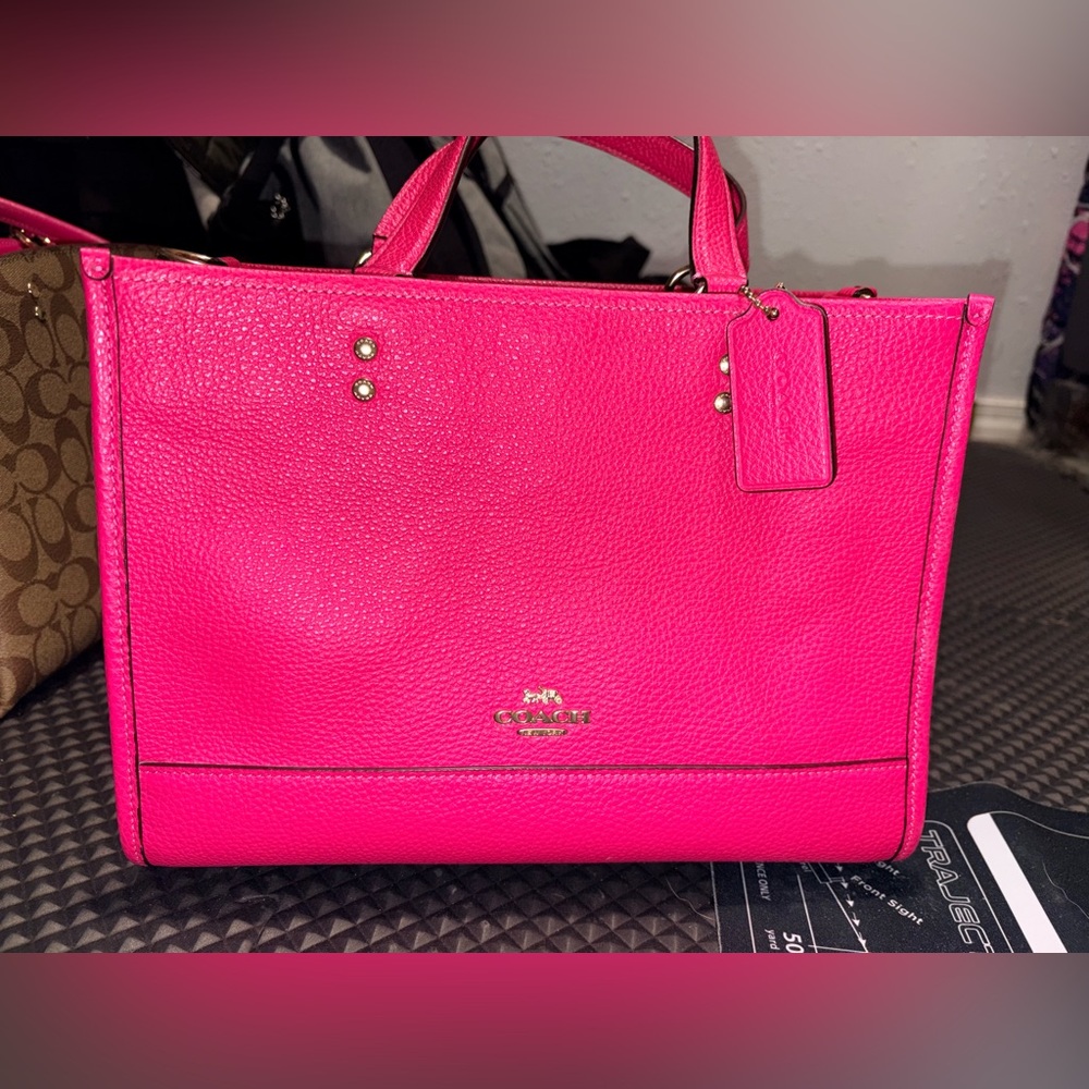 Coach Fuchsia Leather purse